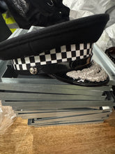 Chief Constable flat cap with double braid size 55cm