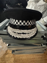 Chief Constable flat cap with double braid size 55cm