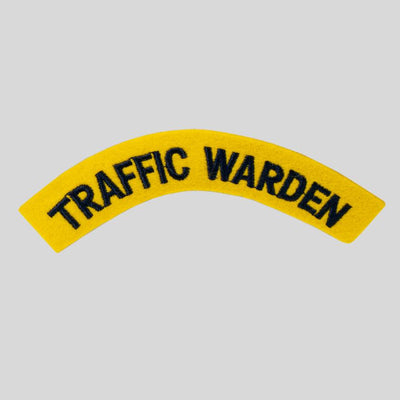 Traffic Warden Shoulder Badge
