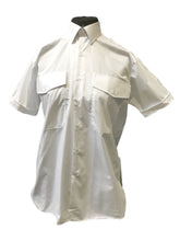 Sugdens Men’s White Police Short Sleeve Shirt